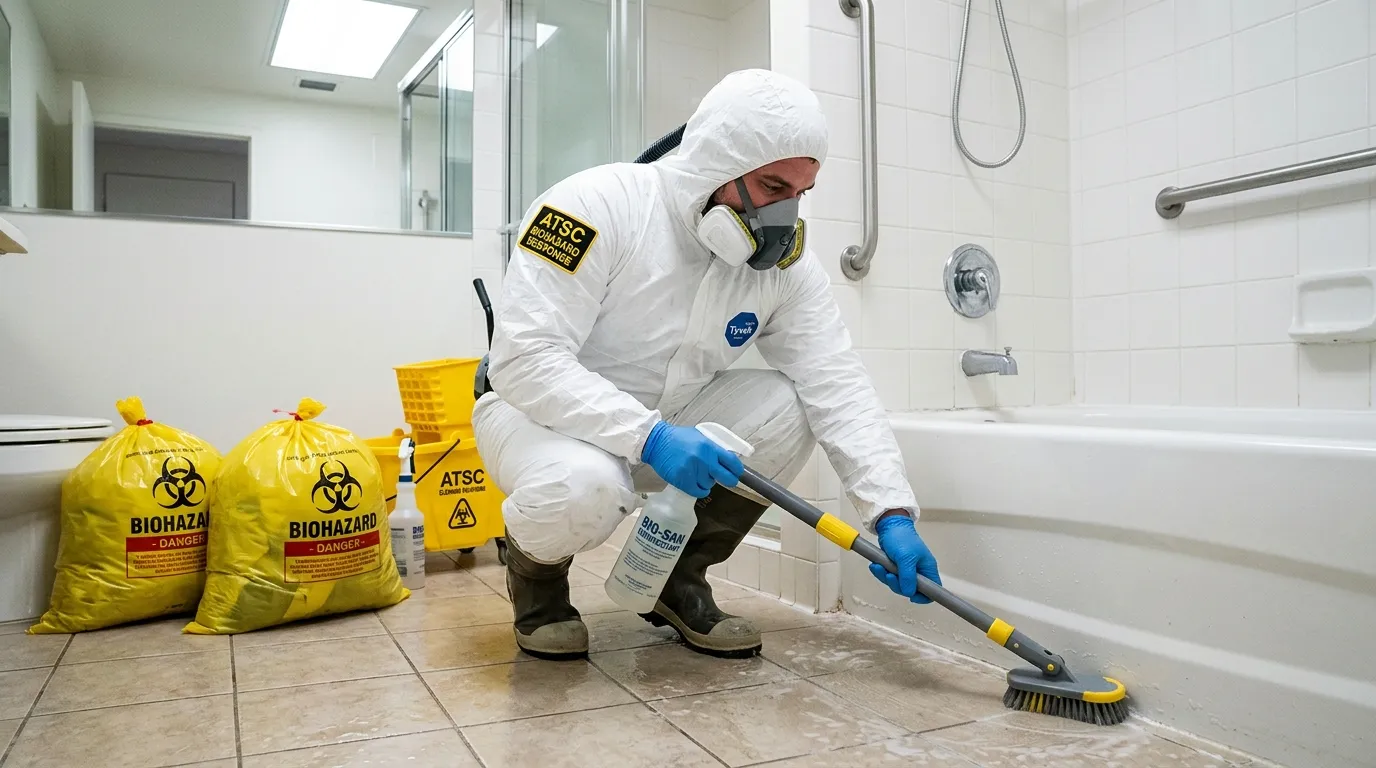 Decontamination equipment deployed for Blood Cleanup in Ballwin